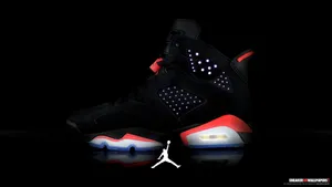 Iconic Jumpman Logo - Symbol Of Athletic Excellence Wallpaper