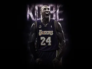 Iconic Numbers - Kobe Bryant's 24 Logo Wallpaper
