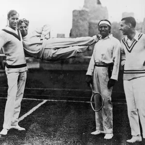 Iconic Portrait Of Bill Tilden Wallpaper