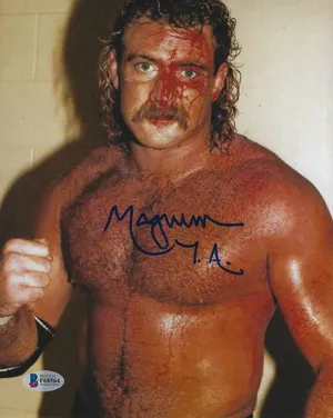 Iconic Portrait Of Magnum Ta, Legendary American Wrestler Wallpaper