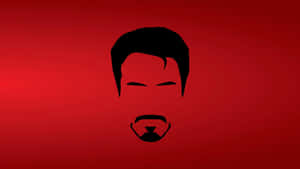 Iconic Tony Stark Silhouette Wallpaper