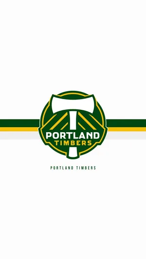 Iconic White Ax Logo Of The Portland Timbers Wallpaper