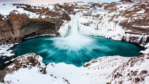 Icy_ Waterfall_ Basin_4 K_169.jpg Wallpaper