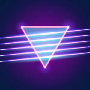 Ignite The Excitement Of The '80s With The Vibrant Colors Of A Neon Evening Wallpaper