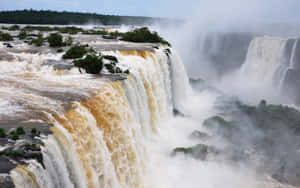 Iguazu Falls Seventh Wonder Of The World Wallpaper