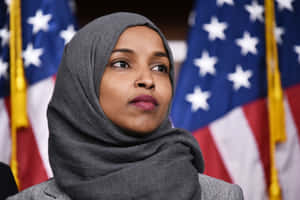 Ilhan Omar Us Representative Wallpaper