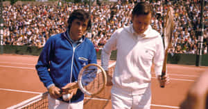 Ilie Năstase Jimmy Connors Men's Doubles Wallpaper