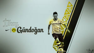 Ilkay Gundogan Photo And Name Wallpaper