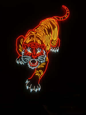 Illuminating Brilliance Of Red Led Wallpaper