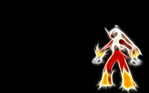 Illuminating Pokemon Blaziken Wallpaper