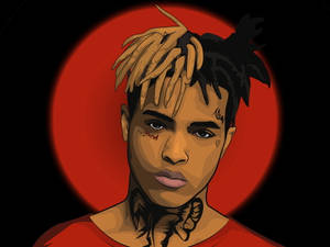 Illustrated Xxxtentacion Computer Wallpaper