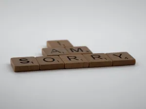 Im Sorry Scrabble Pieces Wallpaper