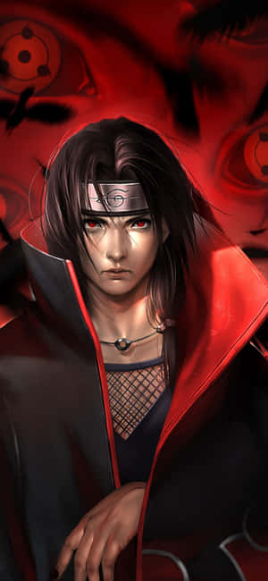 Image A Close Up Of Itachi Uchiha's Face Wallpaper