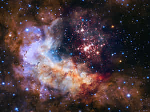 Image A Spectacular Image Of The Night Sky Captured By Hubble Telescope Wallpaper