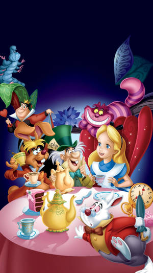 Image Alice In Wonderland Phone, Just One Call Away Wallpaper