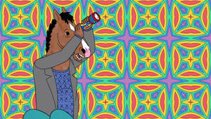 Image Bojack Horseman Gazes Into A Kaleidoscope Wallpaper