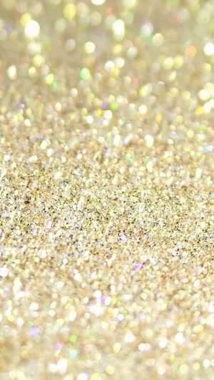 Image Bright And Shiny Yellow Glitter Wallpaper