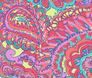 Image Celebrate The Groovy Retro Style With Colorful Patterns Wallpaper