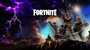 Image Epic Battle Royale Action In Fortnite Wallpaper