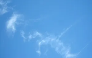 Image Girl Holding Blue Ribbon Wallpaper