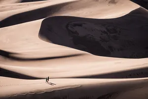 Image Golden Sand Dunes Of The Sahara Desert Wallpaper