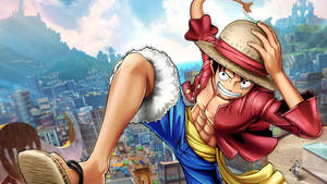 Image Monkey D. Luffy, The Rubber Man Of The Popular Anime Series ‘one Piece’ Wallpaper