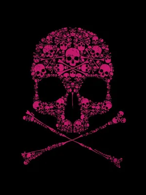 Image Pink Skull Wallpaper