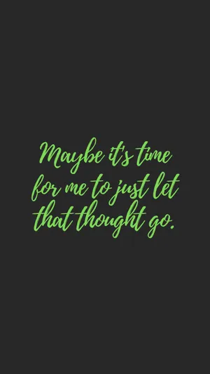 Image Press “restart”: Letting Go Of Thoughts Wallpaper