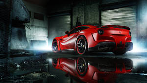 Image Red Ferrari F8 Tributo Supercar Wallpaper