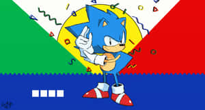 Image Riding The Blue Blur To Victory In Sonic Mania Wallpaper