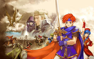 Image Roy Battles With Courage In The Fire Emblem Battlefield Wallpaper