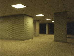 Image Spooky And Mystifying Backrooms Wallpaper