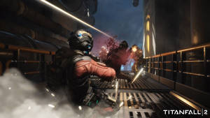 Image Two Pilots Ready To Fight In Titanfall 2 Wallpaper