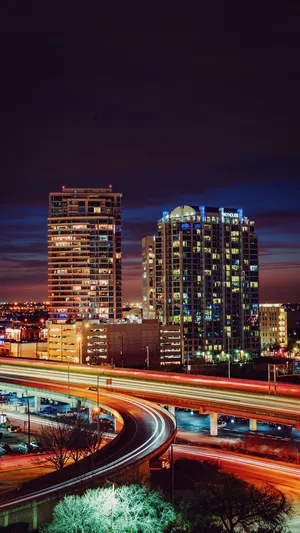 Image View Of The Big City Of Dallas, Texas Wallpaper