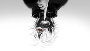 Image White-haired Anime Girl With Blue Eyes Wallpaper