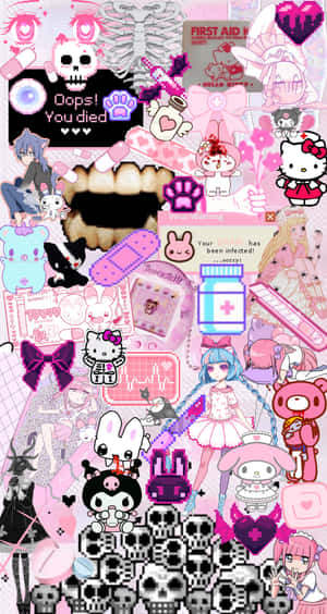 Image Yami Kawaii, An Aesthetic Of Dark Fashion And Cute Culture Wallpaper