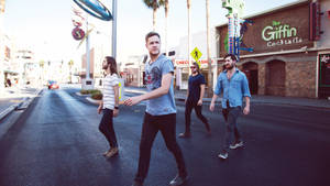 Imagine Dragons Street Photoshoot Wallpaper