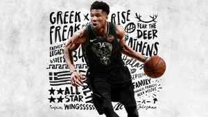 Immerse Yourself In The Action With Nba 2k20 Wallpaper