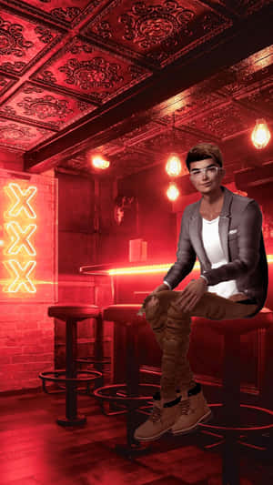 Imvu Dark Bar Wallpaper