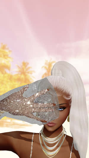 Imvu Hand Over Face Wallpaper