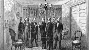 Inauguration Of Andrew Johnson Wallpaper