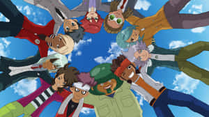 Inazuma Eleven Team Skyward Pose Wallpaper