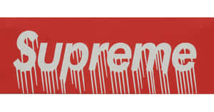 Incredible Supreme Drip Logo Design Wallpaper
