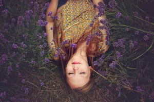 Independent Woman With Nature Wallpaper