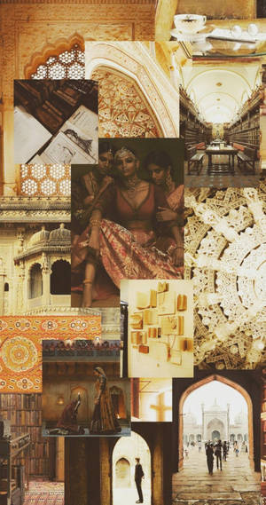 India Mood Board Wallpaper