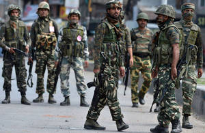 Indian Army In Public Wallpaper