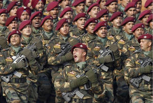 Indian Army Red Berets Platoon Wallpaper