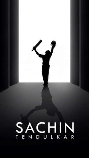 Indian Batting Legend Sachin Tendulkar Celebrates A Half-century. Wallpaper