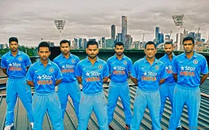 Indian Cricket Team In Rooftop Wallpaper