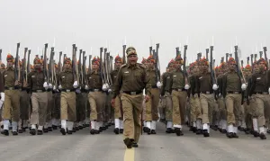 Indian Police On Parade Wallpaper